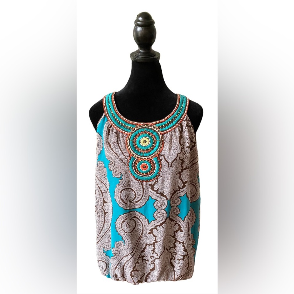 Sunny Leigh: Boho Beaded and Embroidered Blouse